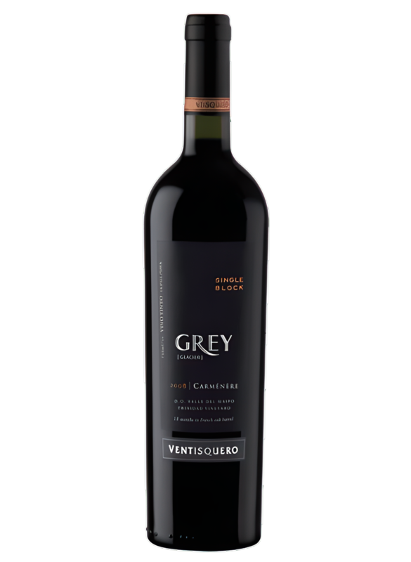 Vinho Tinto Ventisquero Grey Single Block Carménère 2014 Valle Del Maipo Chile 91 Pontos