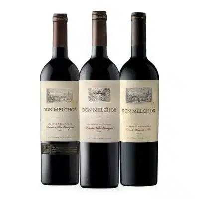 Don Melchor Cabernet Sauvignon Degustação Verical 2016 2017 2018