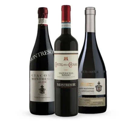 Kit Melhores Vinhos Italianos Montresor Vinhos Região de Vêneto itália
