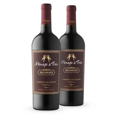 Kit com 02 Menage à Trois California Red Wine 2017