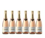 Kit Cava Codorníu Clássico Brut Rosé- 6 Garrafas