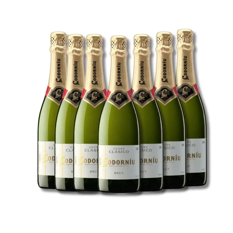 Kit Cava Codorníu Clásico Brut Espumante- 6 Garrafas