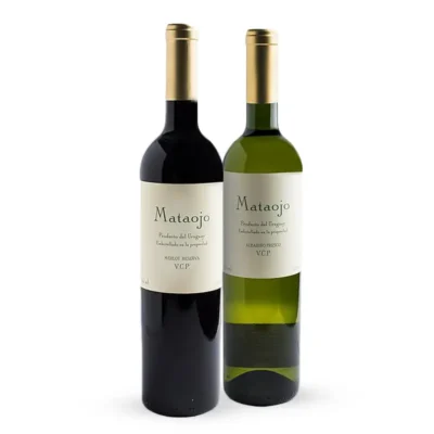 Pack 02 Vinhos Uruguaios Mataojo Merlot e Albarinõ Fresco