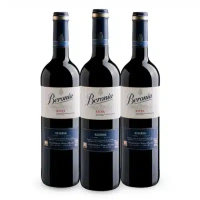 Kit Beronia Reserva Rioja Vinhos Espanhois Premiados e Pontuados