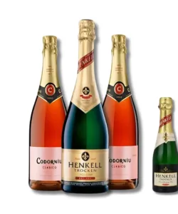 Espumantes Henkell e Codorníu Brut Rosé, Espumante Espanhol e Espumante Alemão