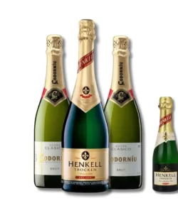 Kit Espumantes Henkell Trocken Dry Sec Magnum 1,5L e 2 Cava Codorníu Clásico Brut- Brinde Exclusivo (4 Unidades)