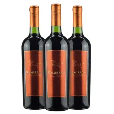 Kit Ramirana Gran Reserva Syrah Carménère. Vinho Chileno Premiado 3 Unidades 2014 2016