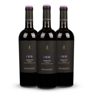 Kit 3 Vinhos Italianos – I Muri Primitivo di Manduria 2017