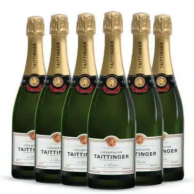 Kit Champagne 6 Taittinger Brut Réserve 750ml. Champagne Francês
