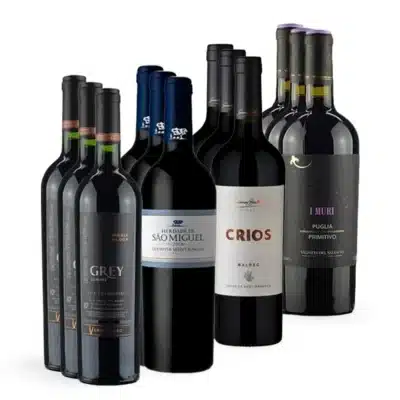 12 Garrafas Portugal Italia Chile e Argentina