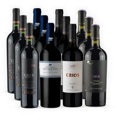 12 Garrafas Portugal Italia Chile e Argentina