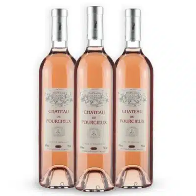 3 Chateau de Pourcieux Côtes de Provence Vinho Rose Frances 2020 750ml