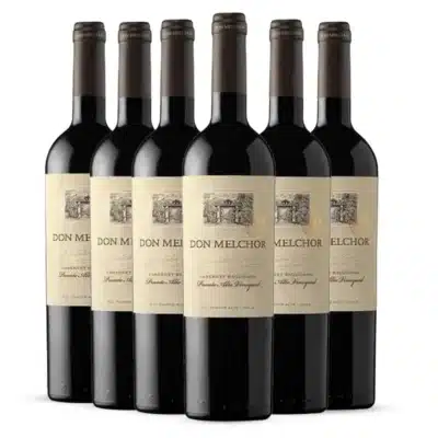 Don Melchor Cabernet Sauvignon 2017 Valle del Maipo Caixa de Madeira com 6 Garrafas 99 Pontos