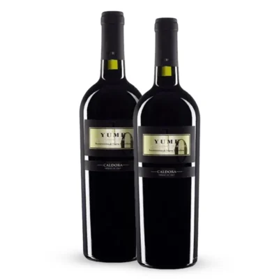 Kit Jantar Romantico Vinho Italiano Caldora Yume Montepulciano D’Abruzzo 2011 750ml