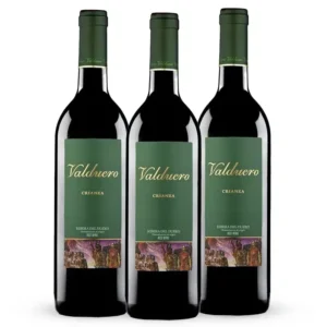 Vinho da Espanha Valduero Crianza 2014 Região Ribera del Duero Vinícola Bodegas Valduero Pack com 03