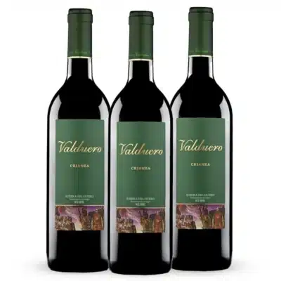 Vinho da Espanha Valduero Crianza 2014 Região Ribera del Duero Vinícola Bodegas Valduero Pack com 03