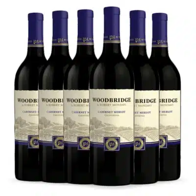 Kit 06 Garrafas Robert Mondavi Woodbridge Cabernet Merlot 2015 Califórnia