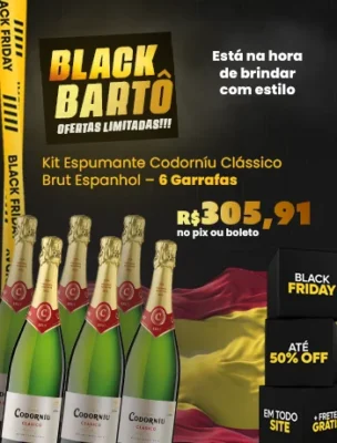 Kit Espumante Codorníu Clássico Brut Espanhol – 6 Garrafas (banner mobile)