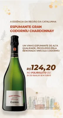 Espumante gran codorniu chardonnay banner side
