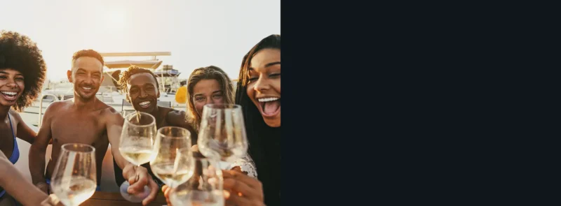 Lancha-vinho-vegetais-frutos-do-mar