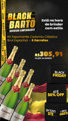 Kit Espumante Codorníu Clássico Brut Espanhol – 6 Garrafas