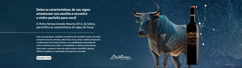 [181] Campanha Astro Wine - Touro - Banner Site