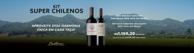 Kit Super Chilenos Cabernet Sauvignon Don Melchor e Terrunyo