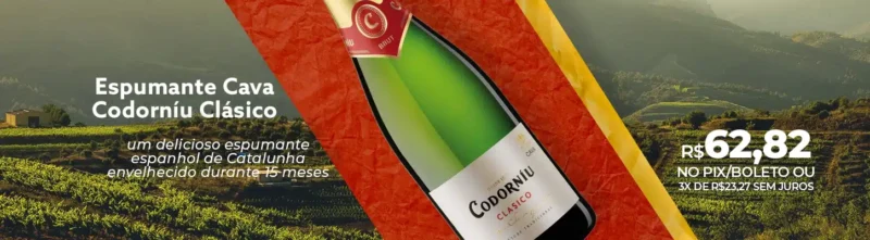 Espumante Cava Codorníu Clásico Brut Espanhol banner