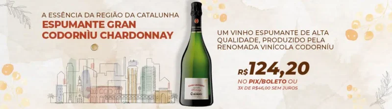 Espumante Gran Codornìu Chardonnay banner