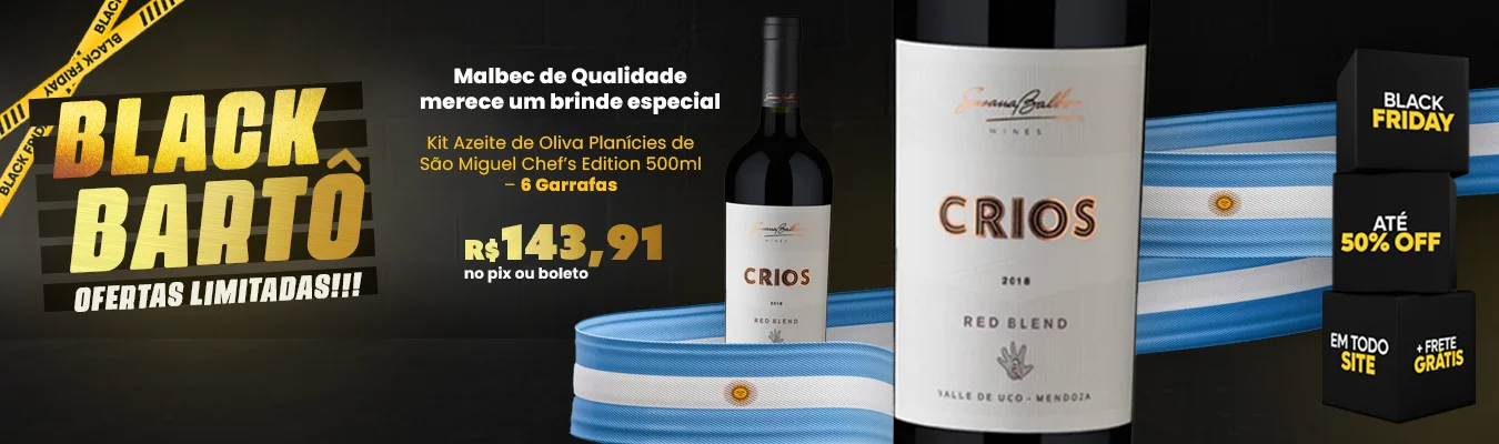 Kit Susana Balbo Crios Malbec 2019 Vinho Argentino – 2 Garrafas (banner desk)