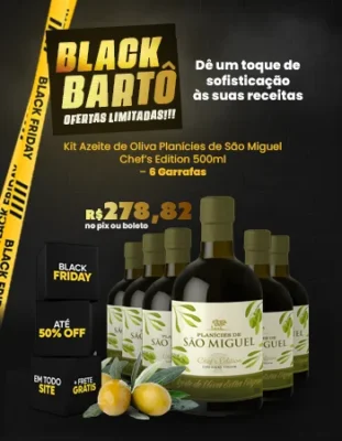 Kit Azeite de Oliva Planícies de São Miguel Chef’s Edition 500ml – 6 garrafas (Banner mobile)