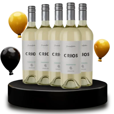 Kit Crios de Susana Balbo Torrontes 2021 Vinho Branco Argentino 750ml - 5 Garrafas BLACK FRIDAY 15% 2