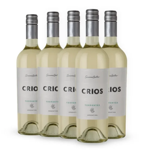 Kit Crios de Susana Balbo Torrontes 2021 Vinho Branco Argentino 750ml - 5 Garrafas BLACK FRIDAY 15%