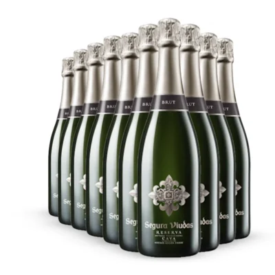 Kit Espumante Cava Segura Viudas Reserva Brut – 10 Garrafas