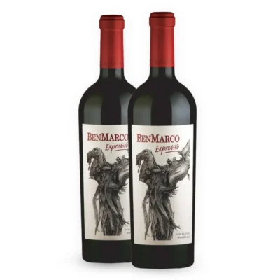 Kit Susana Balbo BenMarco Expresivo Malbec Mendoza Safra 2017 - 2 Garrafas BLACK FRIDAY 15%