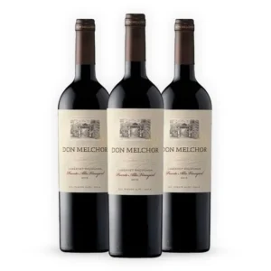 Kit Vinho Don Melchor Cabernet Sauvignon 2016 Valle del Maipo – 3 Garrafas