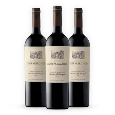 Kit Vinho Don Melchor Cabernet Sauvignon 2016 Valle del Maipo – 3 Garrafas
