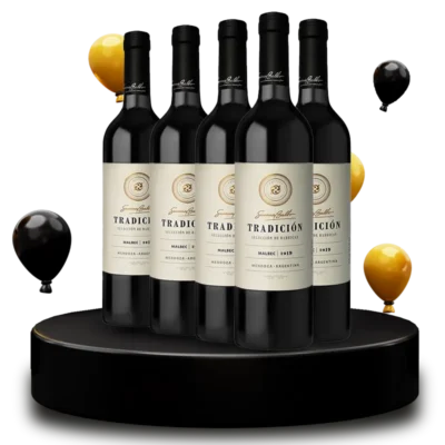 Kit Vinho Tinto Argentino Susana Balbo Tradición Malbec 2019 750ml - 5 Garrafas BLACK FRIDAY 15% 2