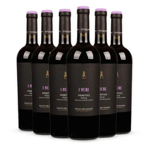 Kit Vinho i Muri Primitivo Vinho da Itália Safra 2017 – 6 Garrafas