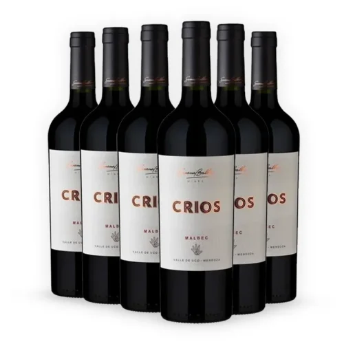 Kit Vinhos Susana Balbo Crios Malbec 2019 Vinho Argentino - 6 Garrafas