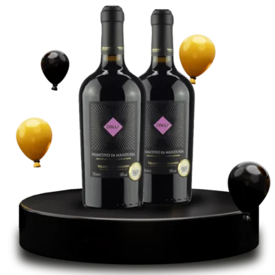 Kit Zolla Primitivo di Manduria 2018 Vinho Italiano 750ml – 2 Garrafas BLACK FRIDAY 15% 2