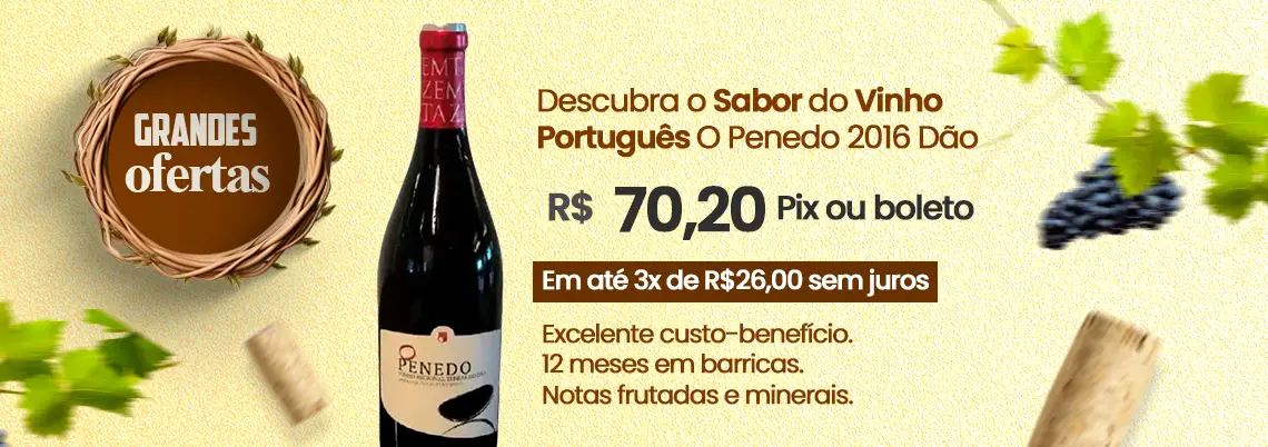 Vinho Português O Penedo 2016 Dão 750ml
