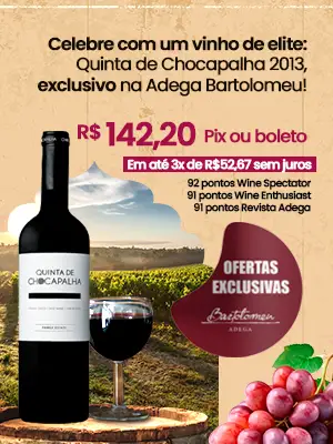 Quinta de Chocapalha 2013 Vinho Português 92 pontos Touriga Nacional, Tinta Roriz e Alicante Bouschet