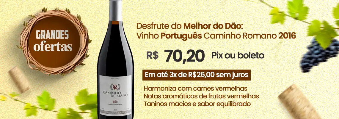 Vinho Português Caminho Romano 2016 Dão 750ml