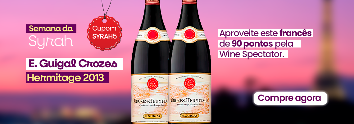 Vinho Tinto E. Guigal Crozes Hermitage 2013 Côtes du Rhône Francês