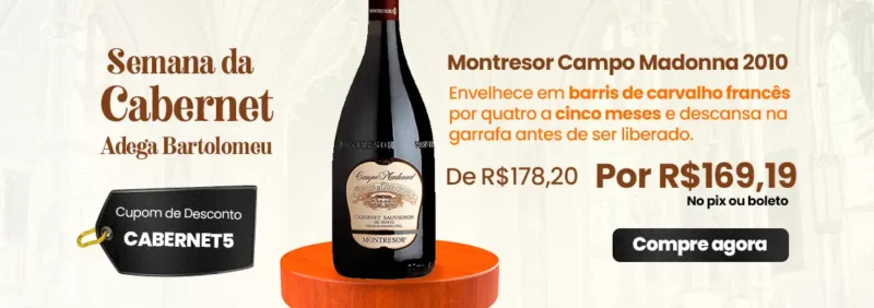 Vinho Tinto Montresor Campo Madonna Cabernet Sauvignon 2010 Vêneto itália