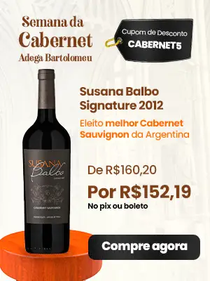 Vinho Tinto Susana Balbo Signature Cabernet Sauvignon 2012 Argentina Premiado 95 pts Descorchados