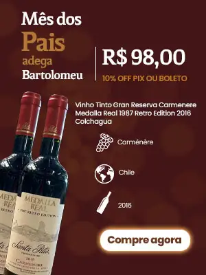 Vinho Tinto Gran Reserva Carmenere Medalla Real 1987 Retro Edition 2016 Colchagua 300x400