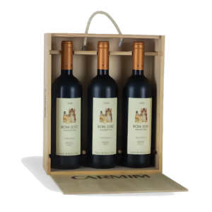 Vinho Tinto Bom Juiz Alentejo Reserva 2018- Caixa de Madeira com 3 Garrafas