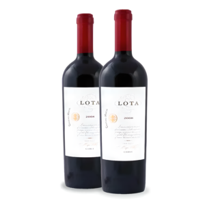 Kit Cousiño Macul Lota 2 Garrafas, Vinho Chileno Premiado Cabernet Sauvignon e Merlot, 97 Pontos, Eleito Melhor Vinho do Chile